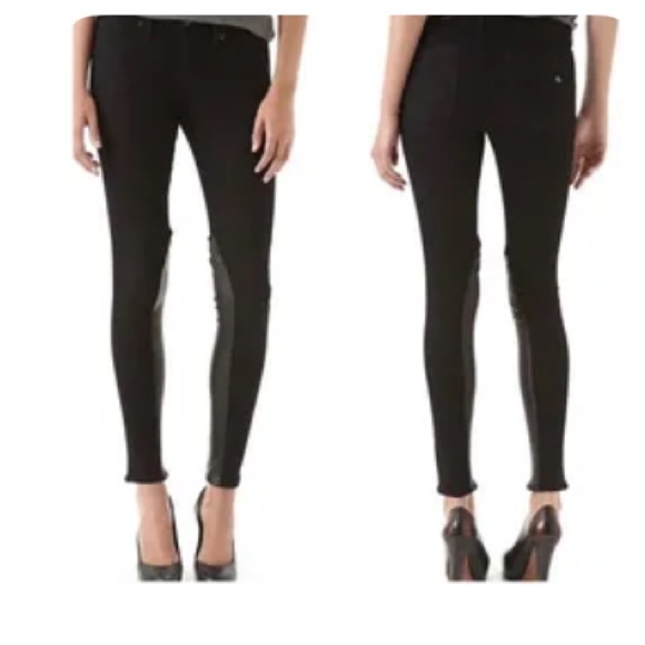 rag & bone Pants - Rag & Bone Black Skinny Pants Sleek Streamlined Fit